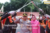 Penghormatan Terakhir Kombes Ade Ary pada Personel Polres Metro Jaksel