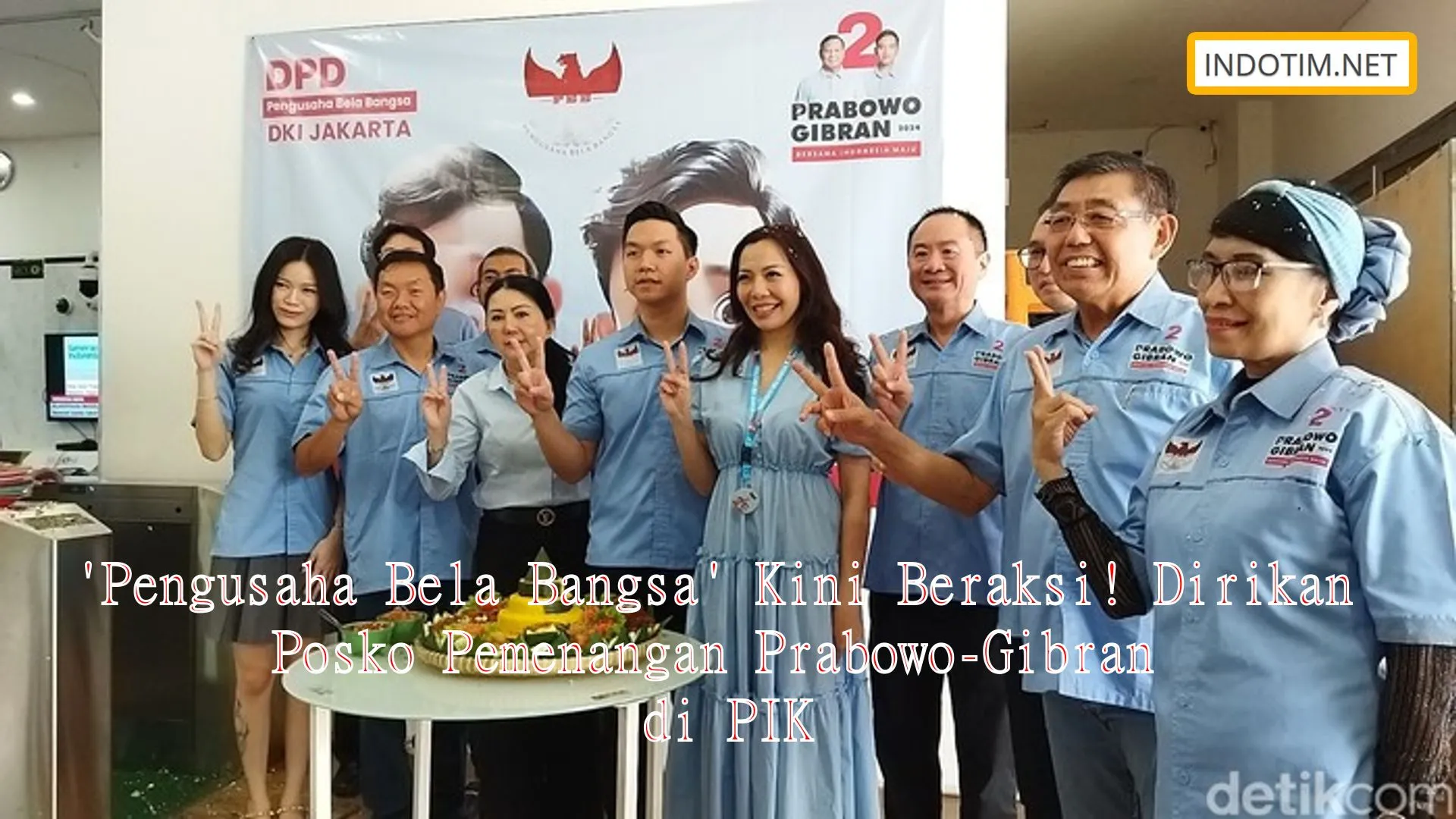 'Pengusaha Bela Bangsa' Kini Beraksi! Dirikan Posko Pemenangan Prabowo-Gibran di PIK