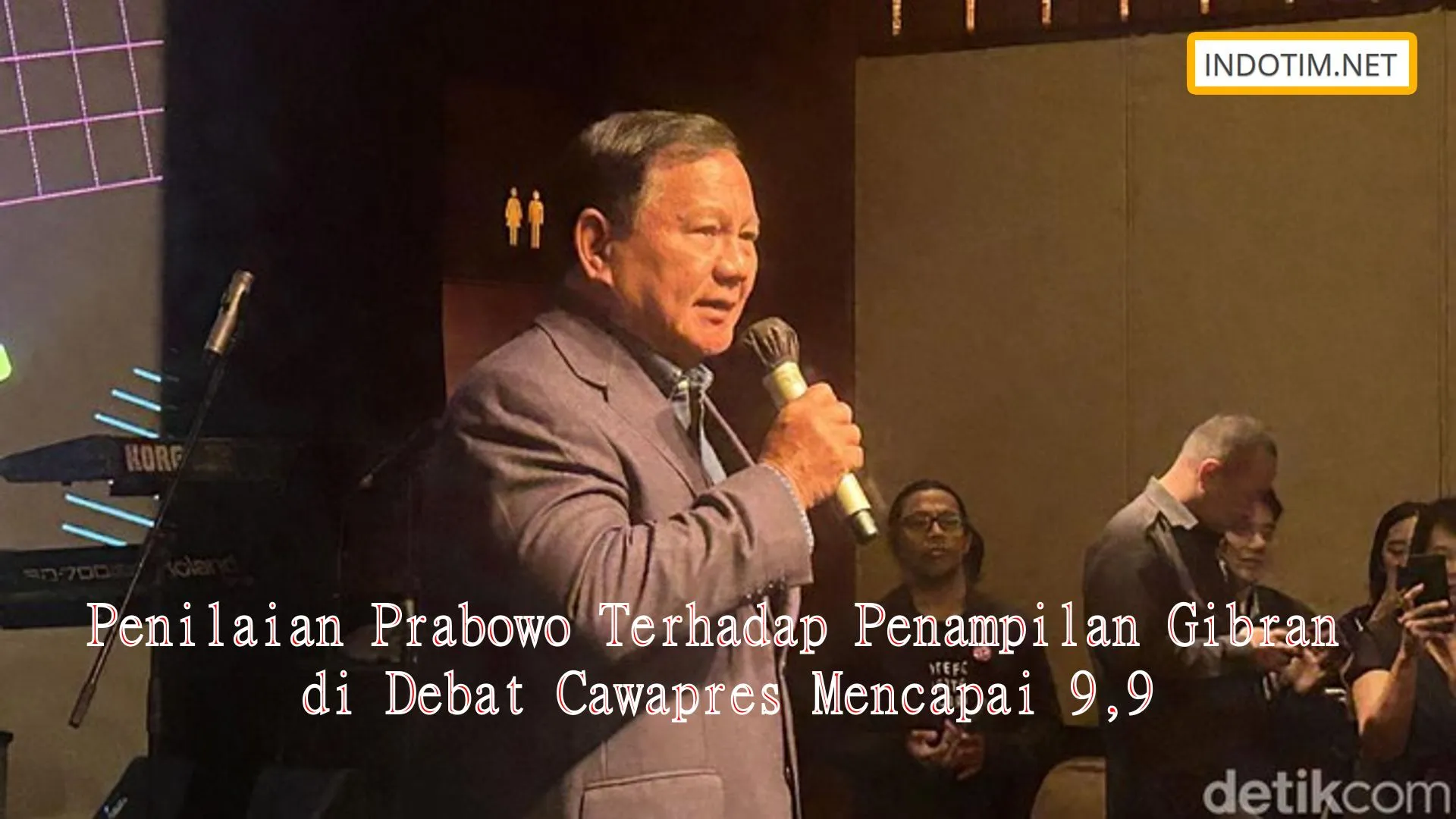 Penilaian Prabowo Terhadap Penampilan Gibran di Debat Cawapres Mencapai 9,9
