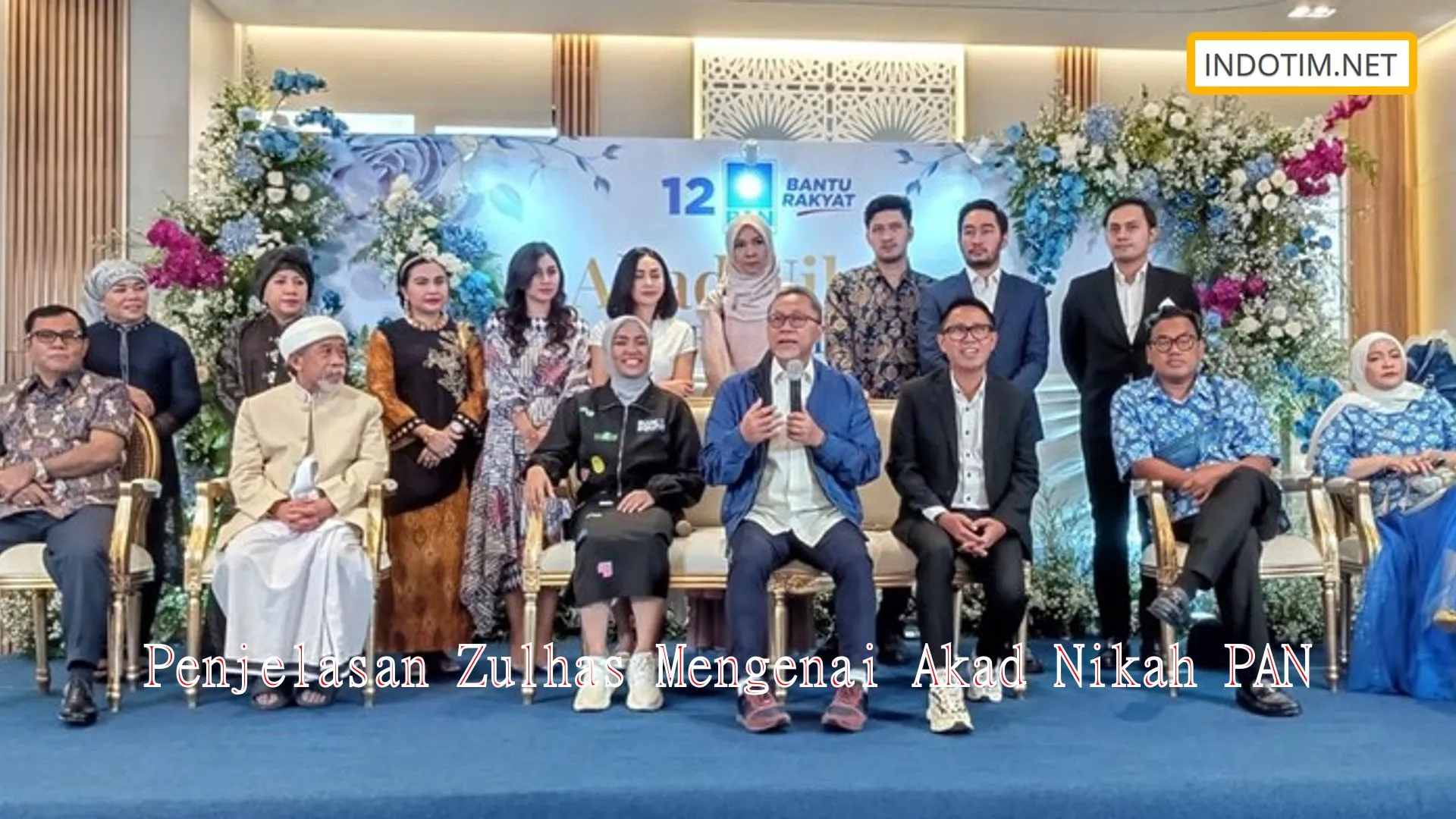 Penjelasan Zulhas Mengenai Akad Nikah PAN