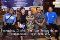 Penyandang Disabilitas Juga Berhak dalam Pembangunan, Tegas Waka MPR