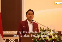 Peran Penting Pernyataan Kapolri dalam Menciptakan Pemilu Damai