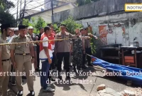 Pertamina Bantu Keluarga Korban Tembok Roboh di Tebet Jaksel