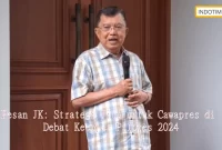 Pesan JK: Strategi Jitu untuk Cawapres di Debat Keempat Pilpres 2024