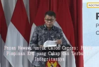 Pesan Nawawi untuk Calon Capres: Pilih Pimpinan KPK yang Cakap dan Terbukti Integritasnya