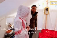 Pesta Pernikahan Unik Warga Gaza di Tempat Pengungsian