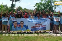 Petani Lamongan Bergabung dalam Gaspoll Bro, Ajak Totalitas Menangkan Prabowo-Gibran