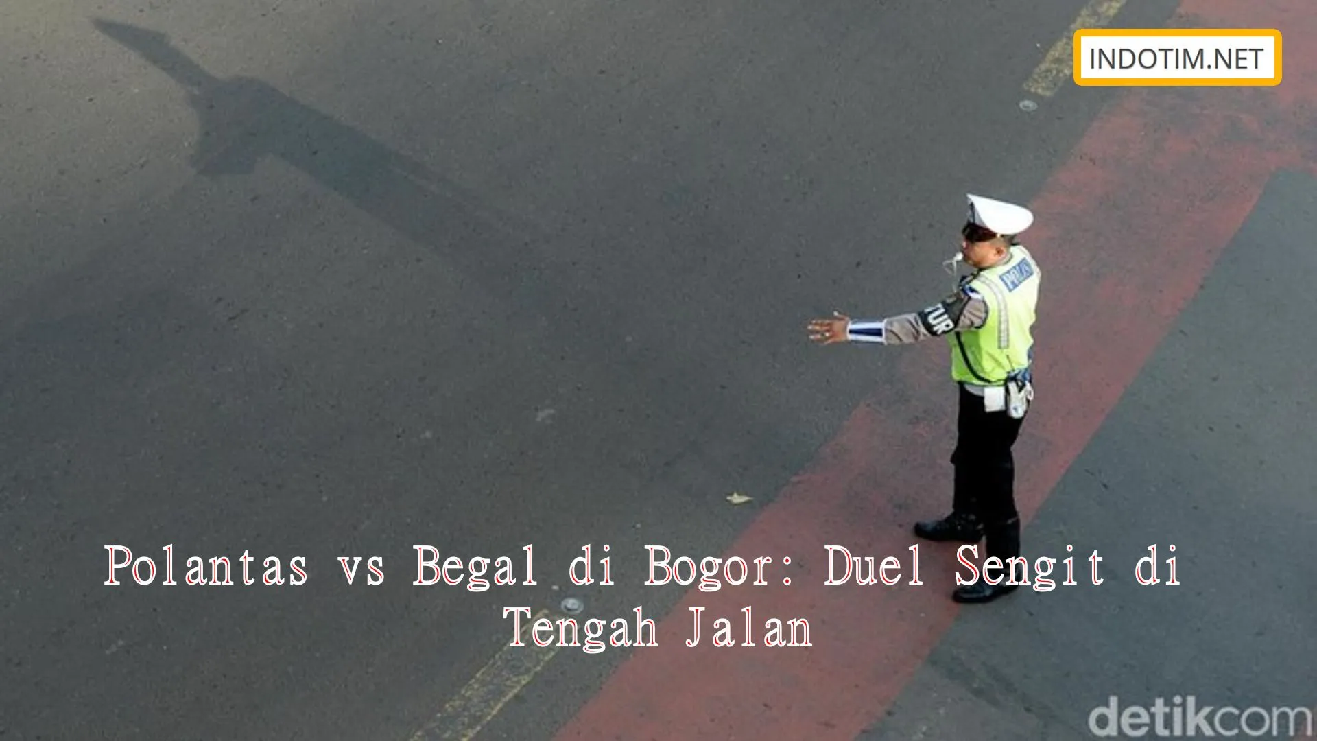 Polantas vs Begal di Bogor: Duel Sengit di Tengah Jalan