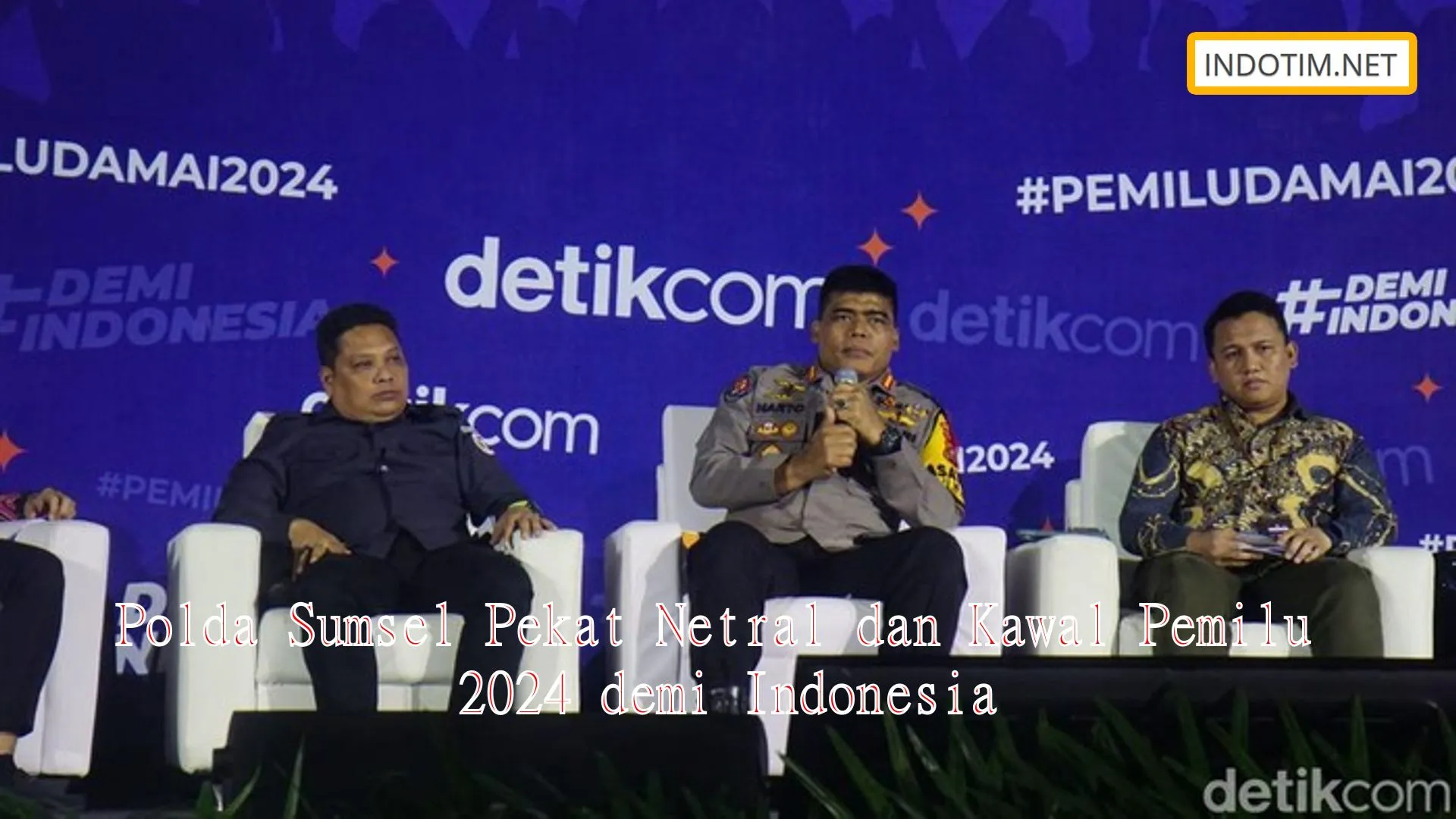 Polda Sumsel Pekat Netral dan Kawal Pemilu 2024 demi Indonesia