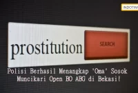 Polisi Berhasil Menangkap 'Oma' Sosok Muncikari Open BO ABG di Bekasi!