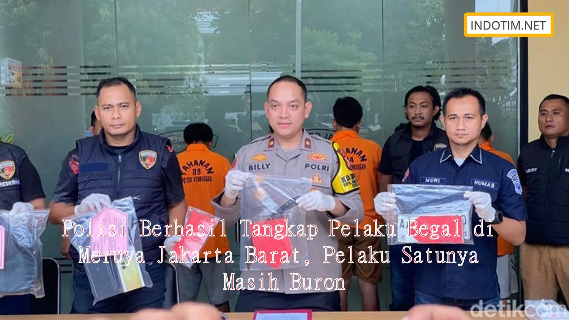 Polisi Berhasil Tangkap Pelaku Begal di Meruya Jakarta Barat, Pelaku Satunya Masih Buron