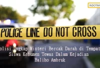 Polisi Ungkap Misteri Bercak Darah di Tempat Siswa Kebumen Tewas Dalam Kejadian Baliho Ambruk