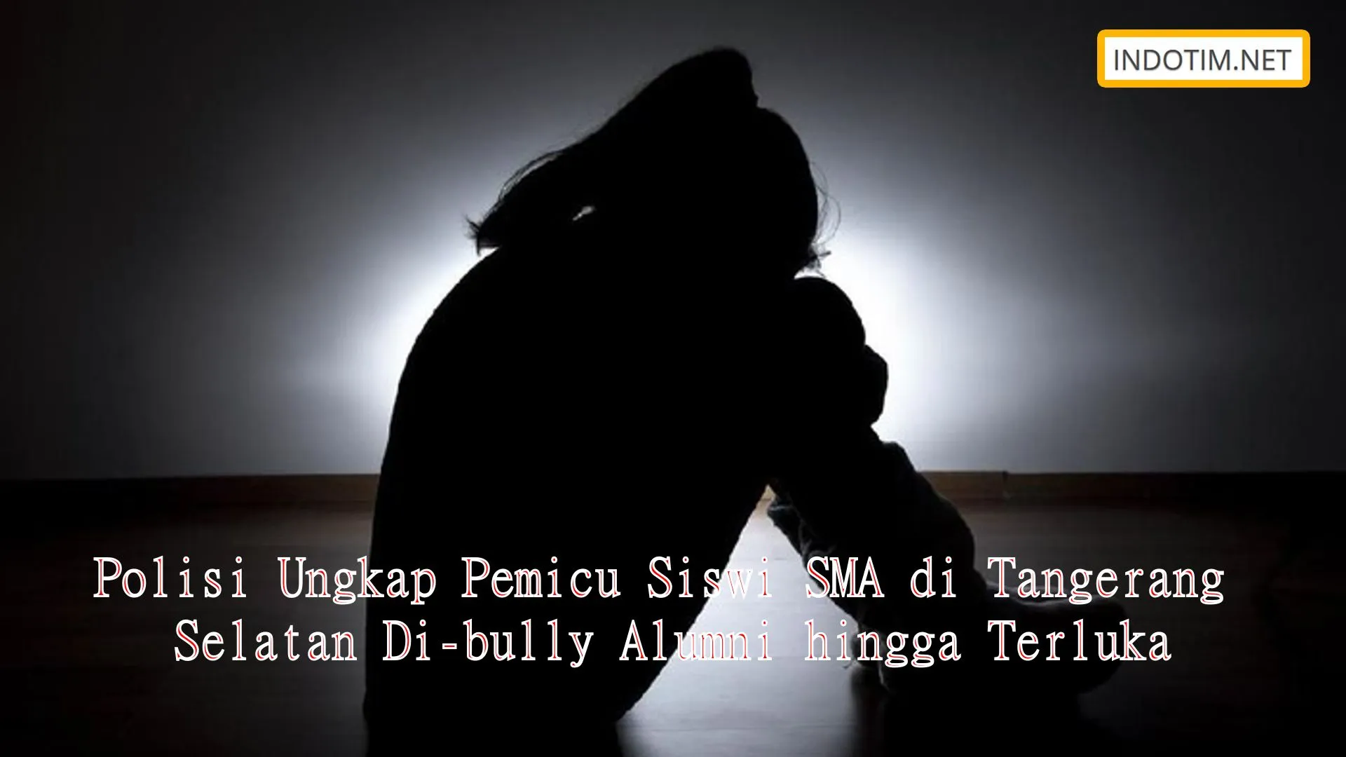 Polisi Ungkap Pemicu Siswi SMA di Tangerang Selatan Di-bully Alumni hingga Terluka