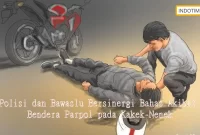 Polisi dan Bawaslu Bersinergi Bahas Akibat Bendera Parpol pada Kakek-Nenek