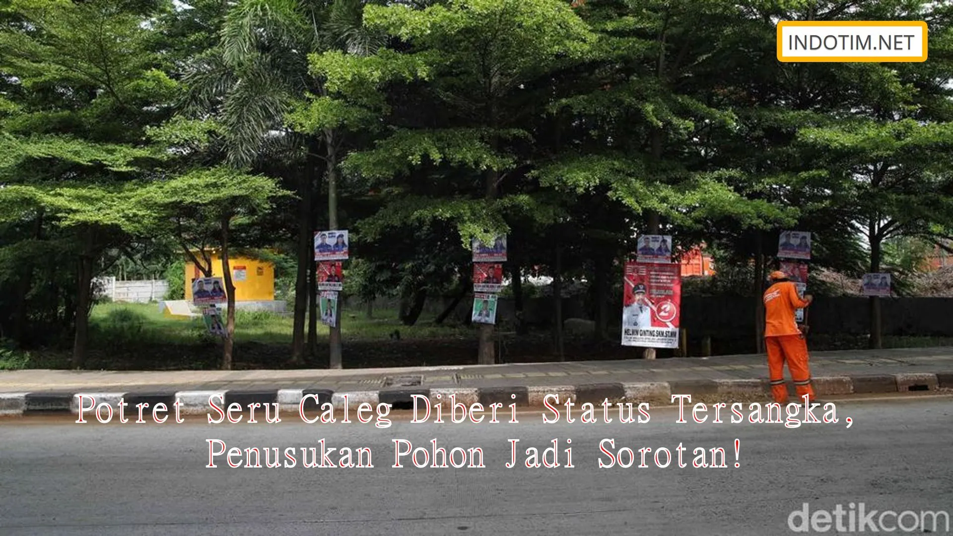 Potret Seru Caleg Diberi Status Tersangka, Penusukan Pohon Jadi Sorotan!