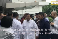 Prabowo Ajak Kadin ke Hambalang: Berbicara Pertanian Tidak Bisa Dalam 2 Menit!