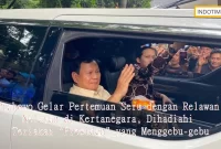 Prabowo Gelar Pertemuan Seru dengan Relawan Nelayan di Kertanegara, Dihadiahi Teriakan "Presiden" yang Menggebu-gebu