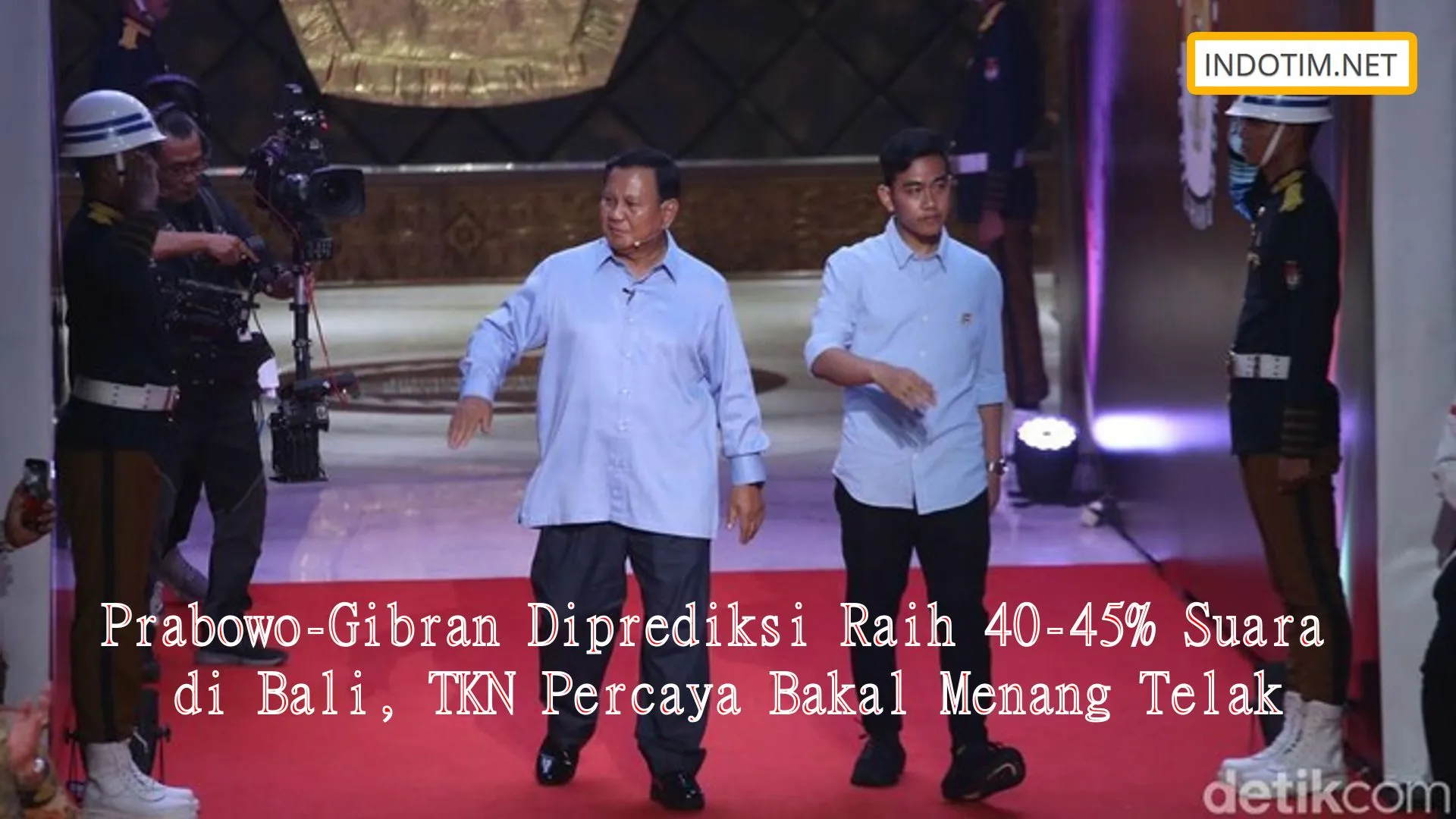 Prabowo-Gibran Diprediksi Raih 40-45% Suara di Bali, TKN Percaya Bakal Menang Telak