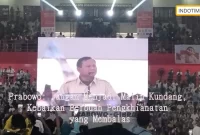 Prabowo: Jangan Menjadi Malin Kundang, Kebaikan Berbuah Pengkhianatan yang Membalas