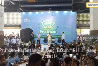 Prabowo Menantang Tukang Bakso: Pilih yang Tepat!