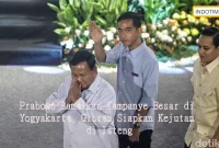 Prabowo Ramaikan Kampanye Besar di Yogyakarta, Gibran Siapkan Kejutan di Jateng