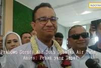 Prabowo Soroti Air Susu Dibalas Air Tuba, Anies: Pesan yang Tepat