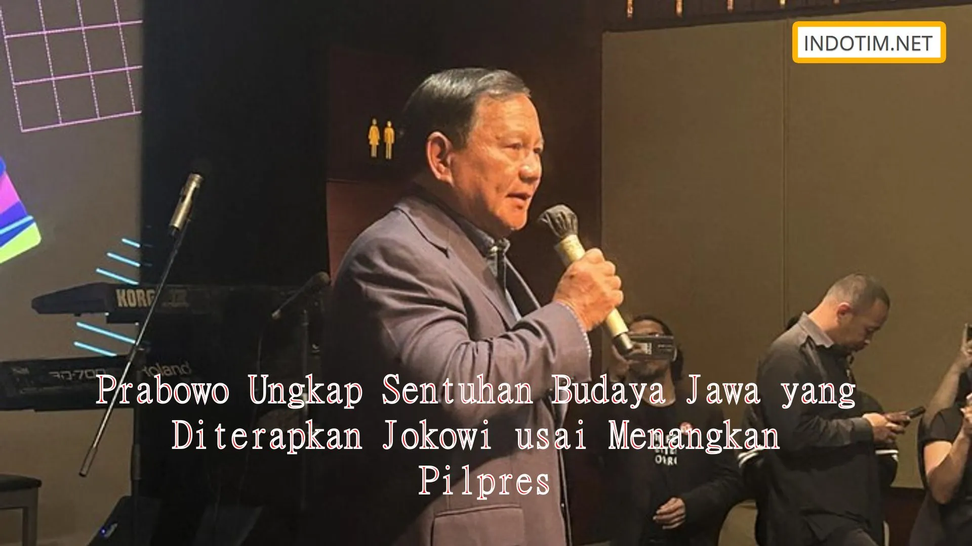 Prabowo Ungkap Sentuhan Budaya Jawa yang Diterapkan Jokowi usai Menangkan Pilpres