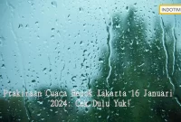 Prakiraan Cuaca Besok Jakarta 16 Januari 2024: Cek Dulu Yuk!