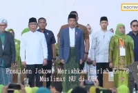 Presiden Jokowi Meriahkan Harlah Ke-78 Muslimat NU di GBK