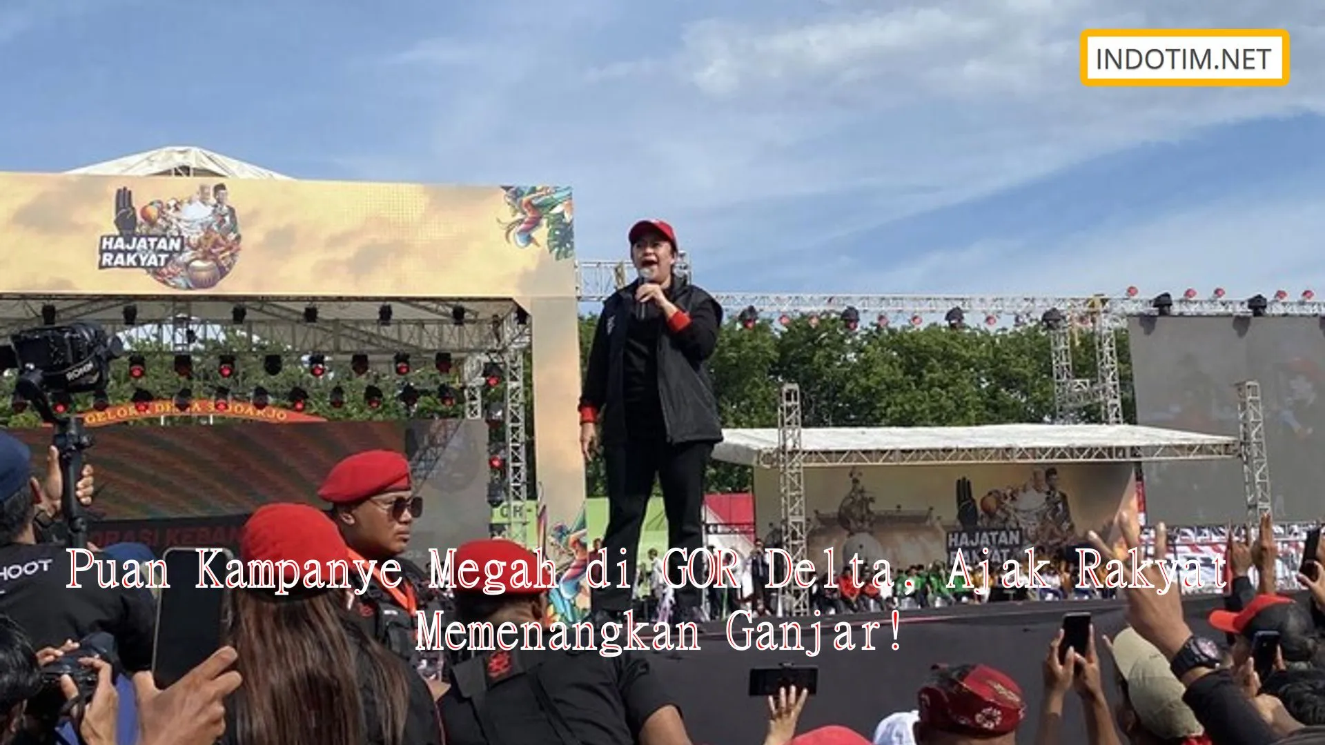 Puan Kampanye Megah di GOR Delta, Ajak Rakyat Memenangkan Ganjar!