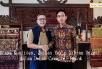 Punya Kualitas, Zulhas Yakin Gibran Unggul dalam Debat Cawapres Besok