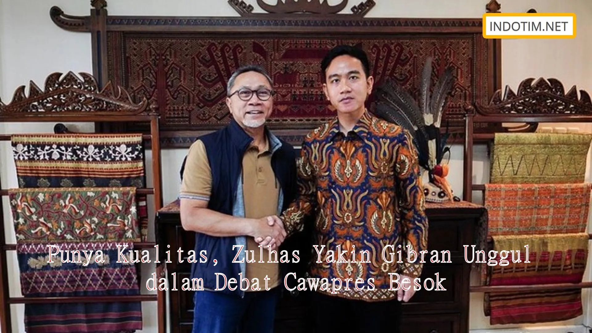 Punya Kualitas, Zulhas Yakin Gibran Unggul dalam Debat Cawapres Besok