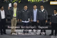 Rangkuman Antikorupsi: Gagasan Anies-Prabowo-Ganjar yang Menginspirasi di KPK