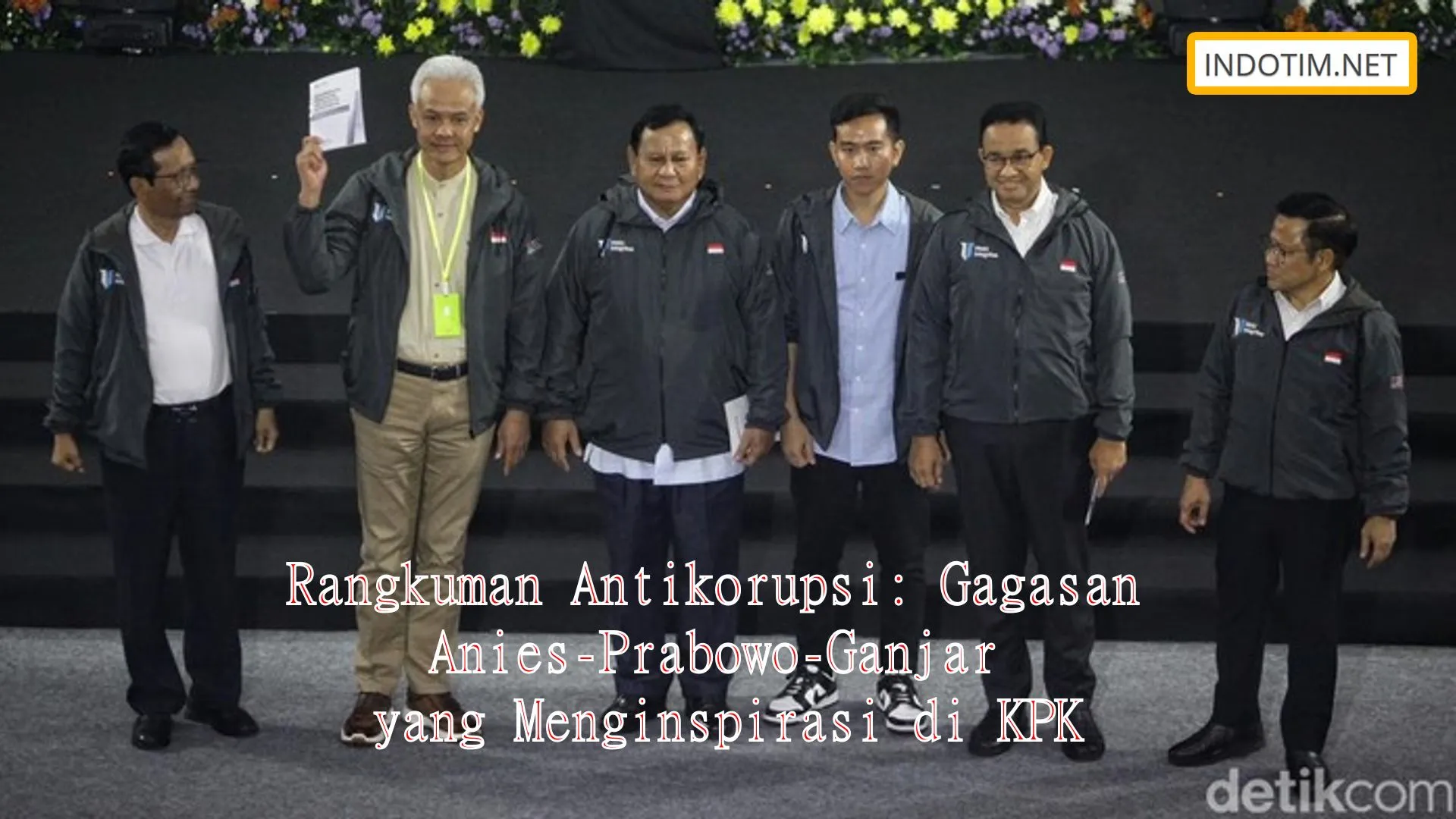 Rangkuman Antikorupsi: Gagasan Anies-Prabowo-Ganjar yang Menginspirasi di KPK