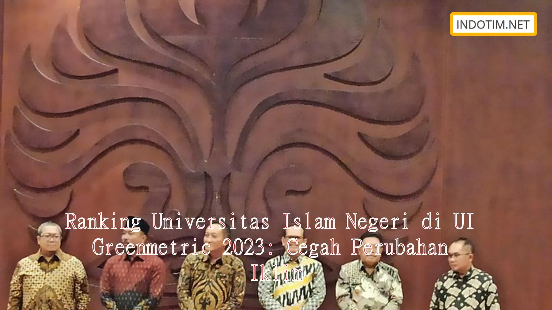 Ranking Universitas Islam Negeri Di Ui Greenmetric 2023 Cegah 