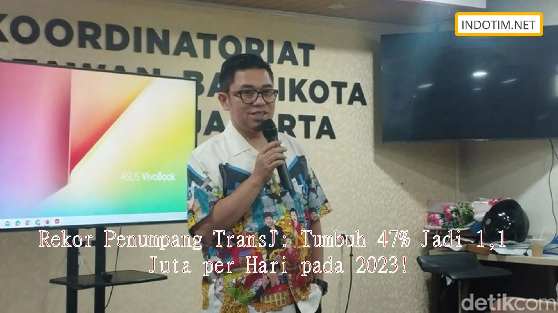 Rekor Penumpang TransJ: Tumbuh 47% Jadi 1,1 Juta per Hari pada 2023!