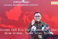 Rekrutmen CASN Bisa Digelar Lebih dari Sekali dalam Setahun, Inilah Solusi Terbaik