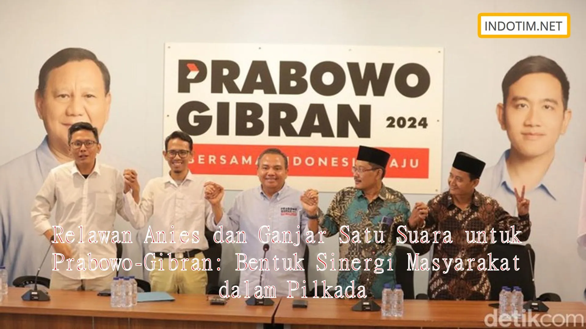 Relawan Anies dan Ganjar Satu Suara untuk Prabowo-Gibran: Bentuk Sinergi Masyarakat dalam Pilkada