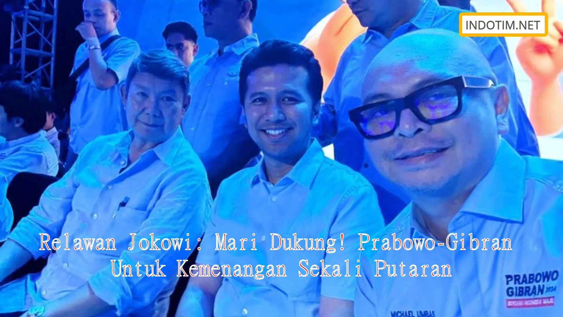 Relawan Jokowi: Mari Dukung! Prabowo-Gibran Untuk Kemenangan Sekali Putaran
