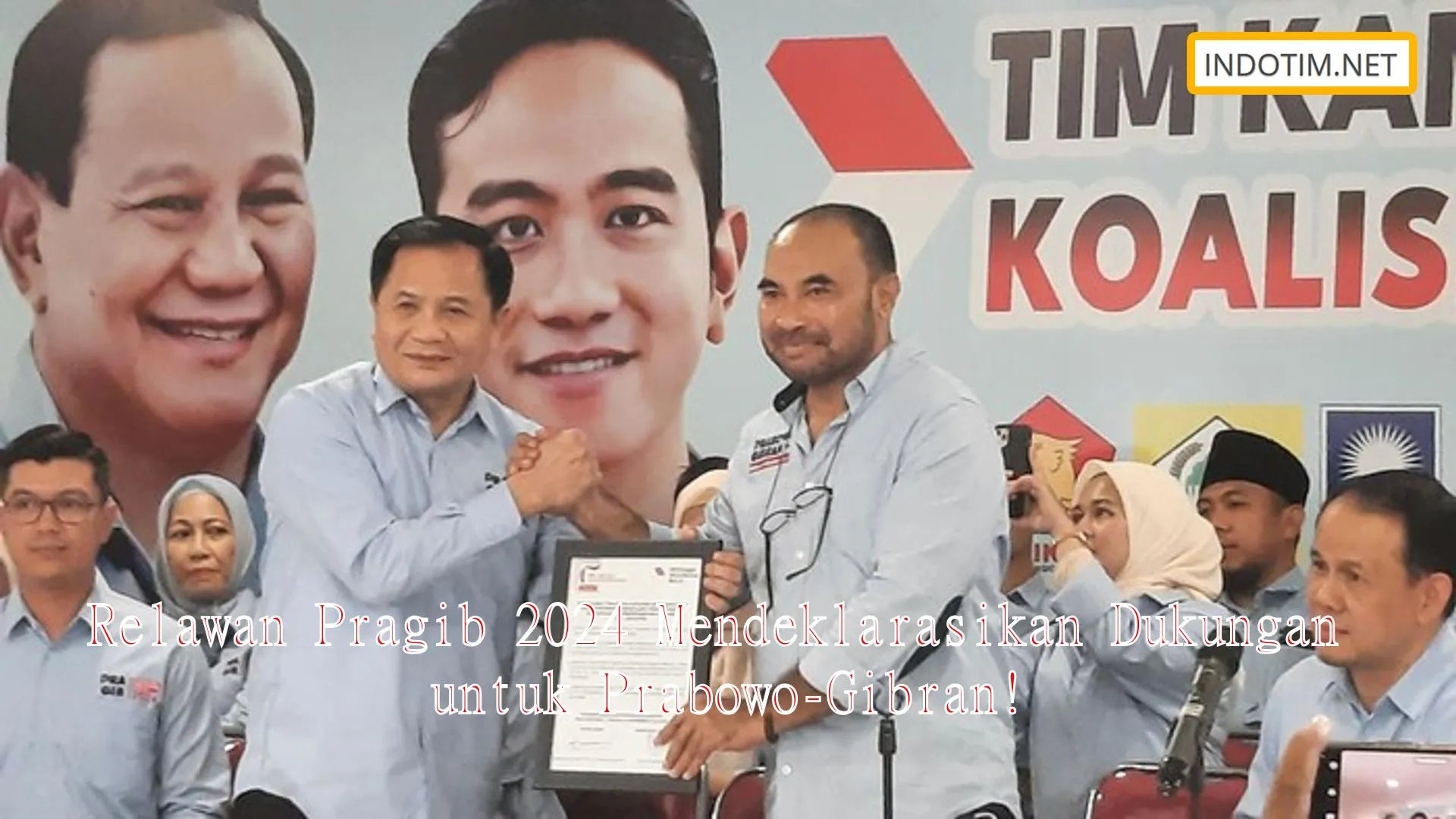 Relawan Pragib 2024 Mendeklarasikan Dukungan untuk Prabowo-Gibran!