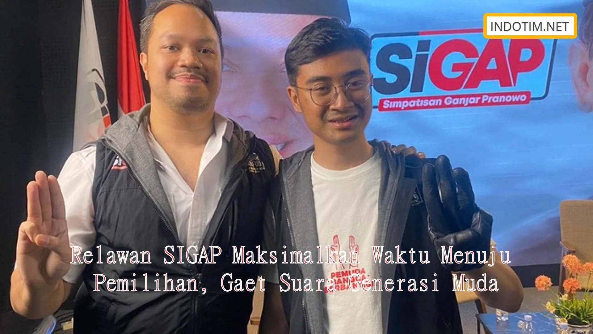 Relawan SIGAP Maksimalkan Waktu Menuju Pemilihan, Gaet Suara Generasi Muda