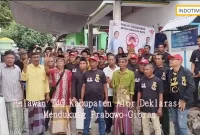 Relawan T4G Kabupaten Alor Deklarasi Mendukung Prabowo-Gibran