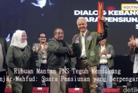 Ribuan Mantan PNS Teguh Mendukung Ganjar-Mahfud: Suara Pensiunan yang Berpengaruh