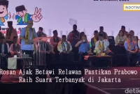 Rosan Ajak Betawi Relawan Pastikan Prabowo Raih Suara Terbanyak di Jakarta