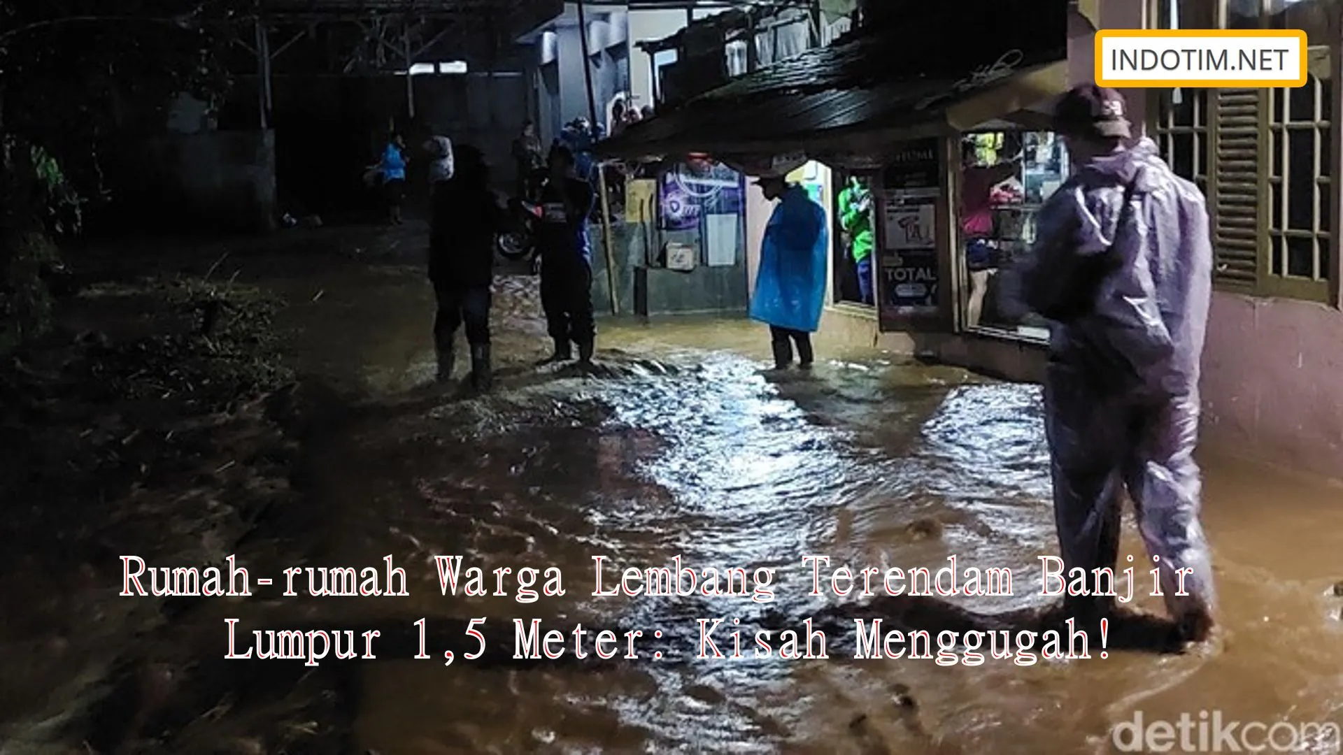 Rumah-rumah Warga Lembang Terendam Banjir Lumpur 1,5 Meter: Kisah Menggugah!