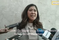 Saat Prabowo Terkagum pada Keahlian Meutya Hafid dalam Pertahanan