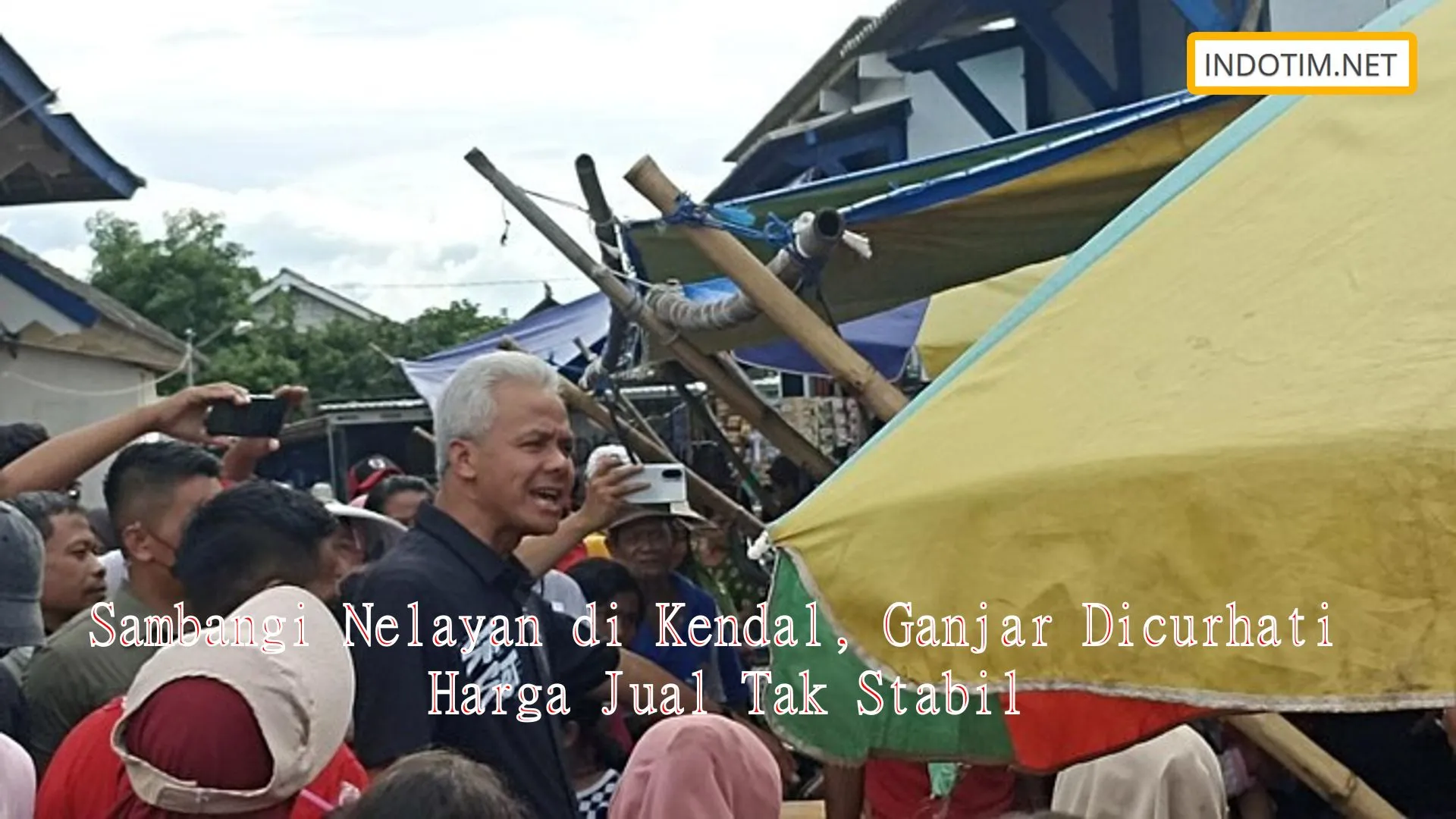 Sambangi Nelayan di Kendal, Ganjar Dicurhati Harga Jual Tak Stabil