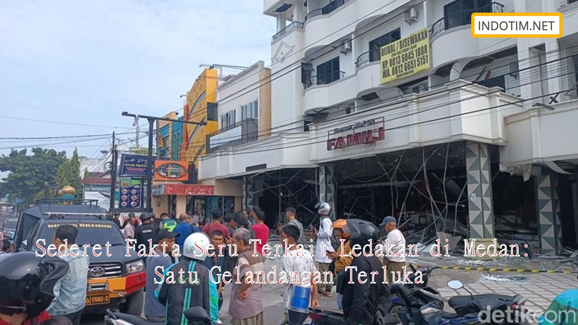 Sederet Fakta Seru Terkait Ledakan di Medan: Satu Gelandangan Terluka