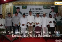 Semringah Ganjar Dapat Dukungan Dari Kiai Kampung dan Warga Nahdiyin