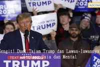 Sengit! Duel Tajam Trump dan Lawan-lawannya tentang Usia dan Mental